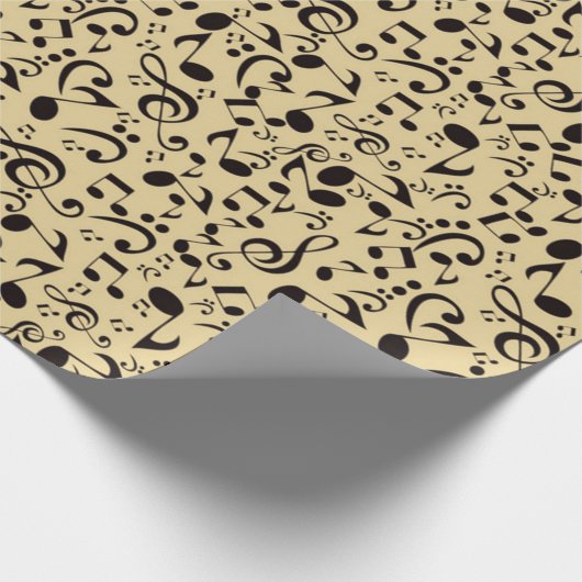 Musikmuster Geschenkpapier (Ecke)