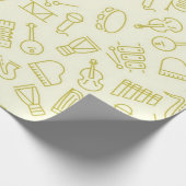 Musikmuster Geschenkpapier (Ecke)