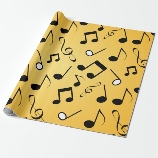 Musikmuster Geschenkpapier (Ungerollt)