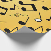 Musikmuster Geschenkpapier (Ecke)