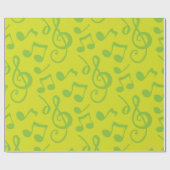Musikmuster Geschenkpapier (Flach)