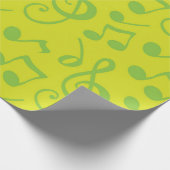 Musikmuster Geschenkpapier (Ecke)