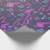 Musikmuster Geschenkpapier (Ecke)