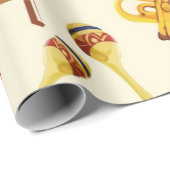 Musikmuster Geschenkpapier (Rolleneckpunkt)