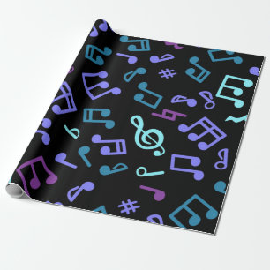 Musikmuster Geschenkpapier