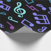 Musikmuster Geschenkpapier (Ecke)