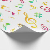 Musikmuster Geschenkpapier (Ecke)