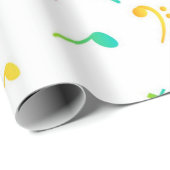 Musikmuster Geschenkpapier (Rolleneckpunkt)