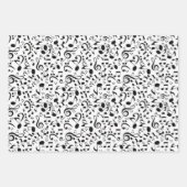 Musikmuster Geschenkpapier Set (Vorderseite 2)