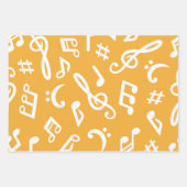 Musikmuster Geschenkpapier Set (Vorderseite 2)