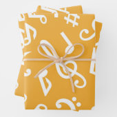 Musikmuster Geschenkpapier Set (Beispiel)