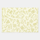 Musikmuster Geschenkpapier Set (Vorderseite 2)