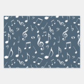 Musikmuster Geschenkpapier Set (Vorderseite 3)