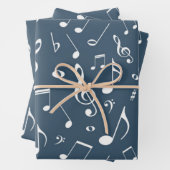 Musikmuster Geschenkpapier Set (Beispiel)