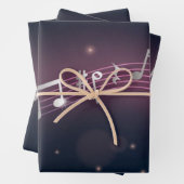 Musikmuster Geschenkpapier Set (Beispiel)