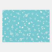 Musikmuster Geschenkpapier Set (Vorderseite 2)