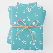 Musikmuster Geschenkpapier Set (Beispiel)