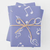 Musikmuster Geschenkpapier Set (Beispiel)