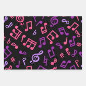 Musikmuster Geschenkpapier Set (Vorderseite 3)