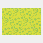 Musikmuster Geschenkpapier Set (Vorderseite 2)