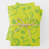 Musikmuster Geschenkpapier Set (Beispiel)