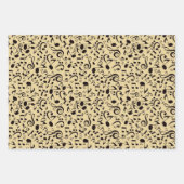 Musikmuster Geschenkpapier Set (Vorderseite 2)