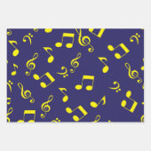 Musikmuster Geschenkpapier Set (Vorderseite 3)