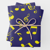 Musikmuster Geschenkpapier Set (Beispiel)