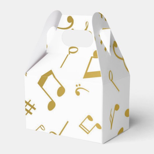 Musikmuster Geschenkschachtel (Rückseite)