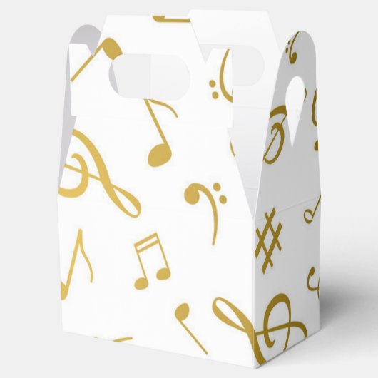 Musikmuster Geschenkschachtel (Geöffnet)