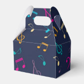 Musikmuster Geschenkschachtel (Rückseite)