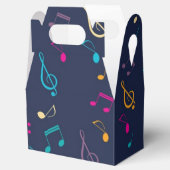Musikmuster Geschenkschachtel (Geöffnet)