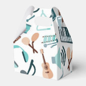 Musikmuster Geschenkschachtel (Rückseite)