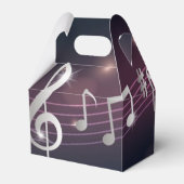 Musikmuster Geschenkschachtel (Rückseite)