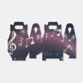 Musikmuster Geschenkschachtel (Ungefaltet)