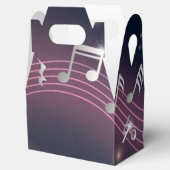Musikmuster Geschenkschachtel (Geöffnet)