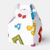 Musikmuster Geschenkschachtel (Rückseite)