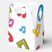Musikmuster Geschenkschachtel (Geöffnet)