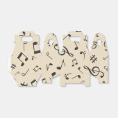 Musikmuster Geschenkschachtel (Ungefaltet)