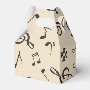 Musikmuster Geschenkschachtel