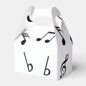 Musikmuster Geschenkschachtel (Rückseite)