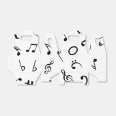 Musikmuster Geschenkschachtel (Ungefaltet)