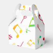 Musikmuster Geschenkschachtel (Rückseite)