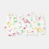 Musikmuster Geschenkschachtel (Ungefaltet)