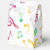 Musikmuster Geschenkschachtel (Geöffnet)