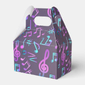 Musikmuster Geschenkschachtel (Rückseite)