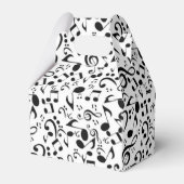 Musikmuster Geschenkschachtel (Rückseite)