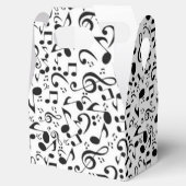 Musikmuster Geschenkschachtel (Geöffnet)