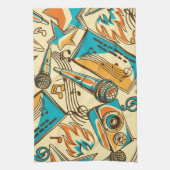 Musikmuster Geschirrtuch (Vertikal)