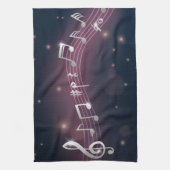 Musikmuster Geschirrtuch (Vertikal)